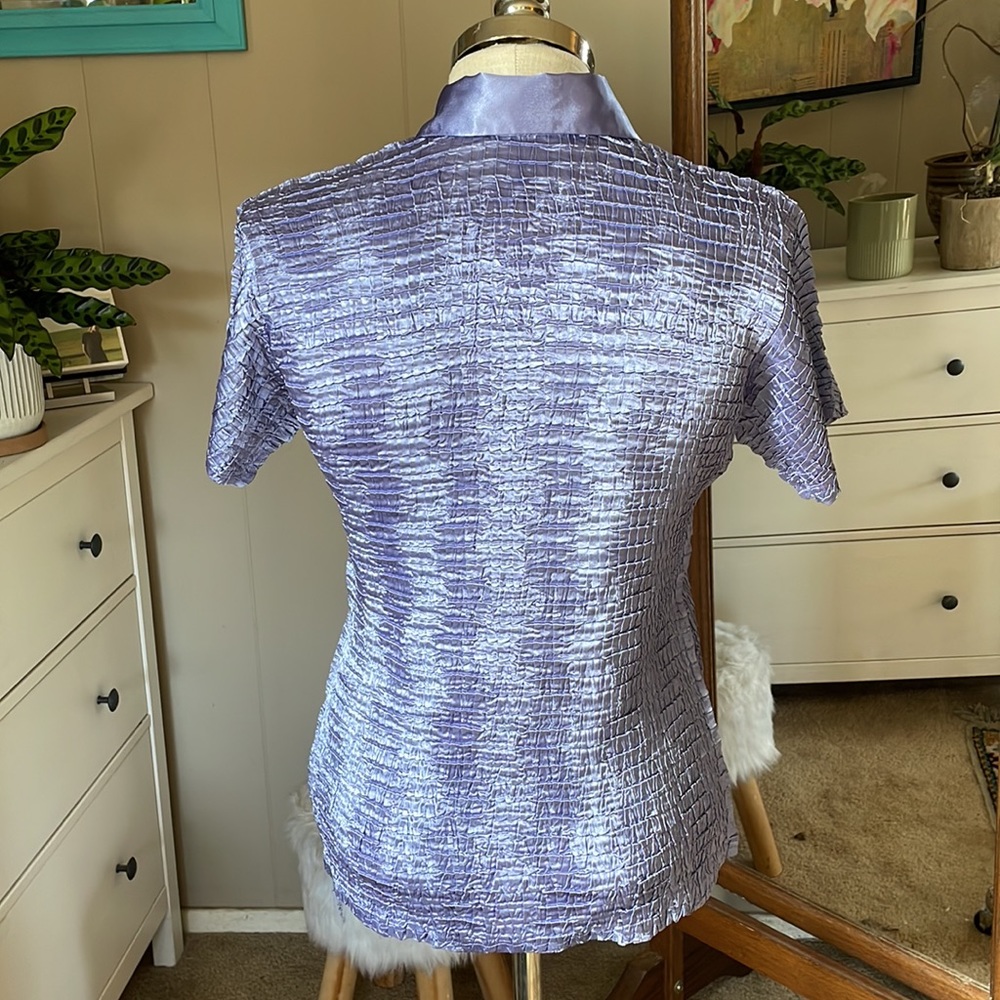 Violet Button Down - image 4